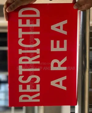 Restricted Area Sign – No Entry Beyond This Point