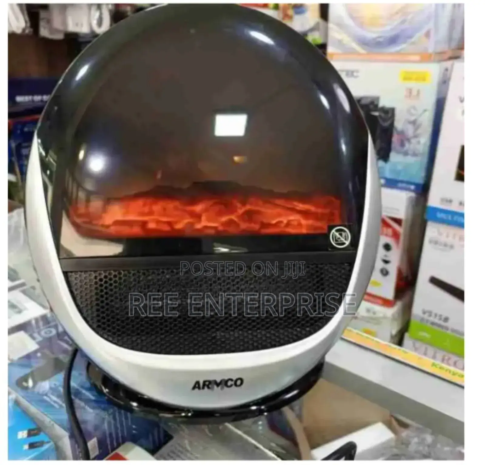 Flame Simulation Armco Fireplace Heater.