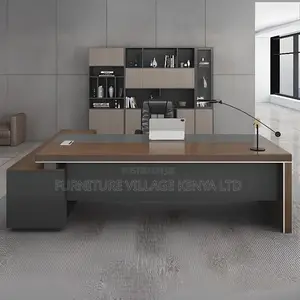 Office Desk:Sleek 1.8m Corner Office Desk With L-Design