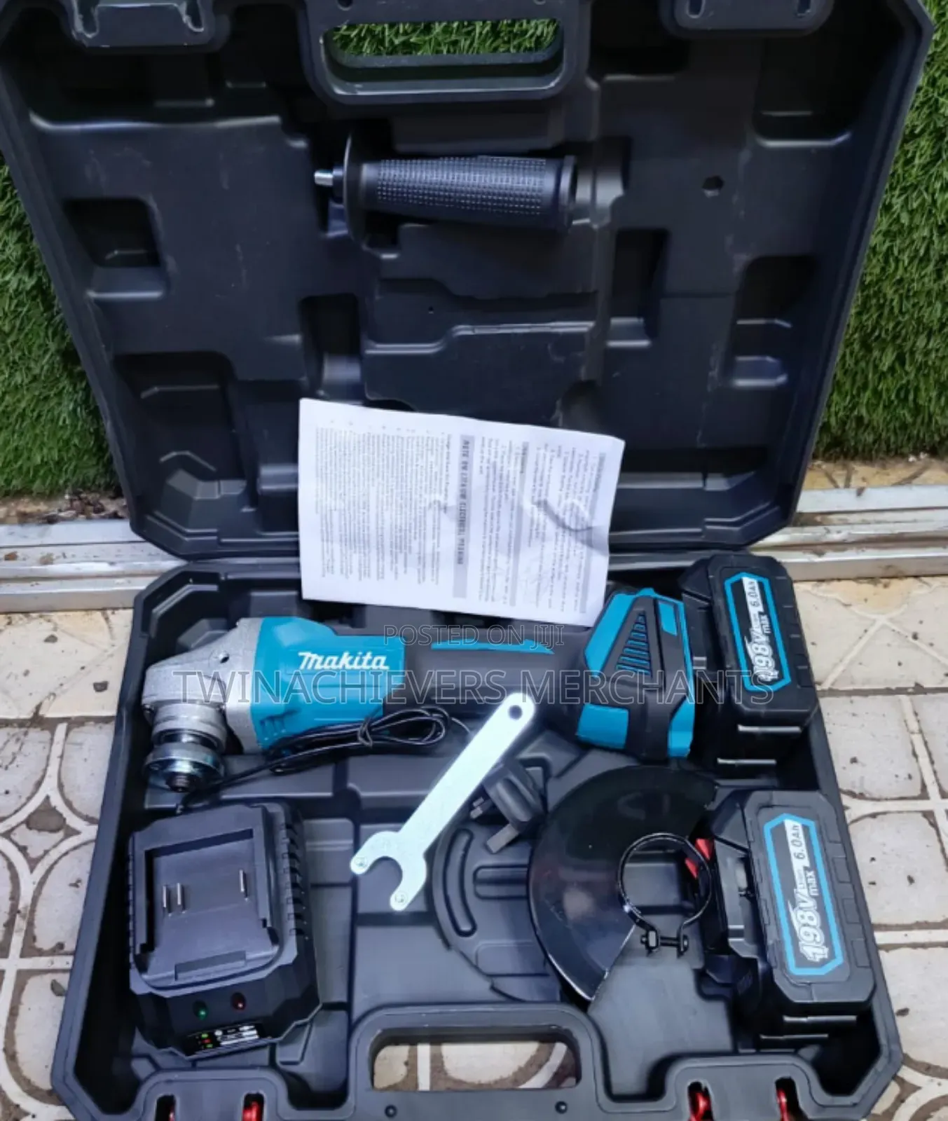 198v 4.5'inch Cordless/Rechargable Angle Grinder