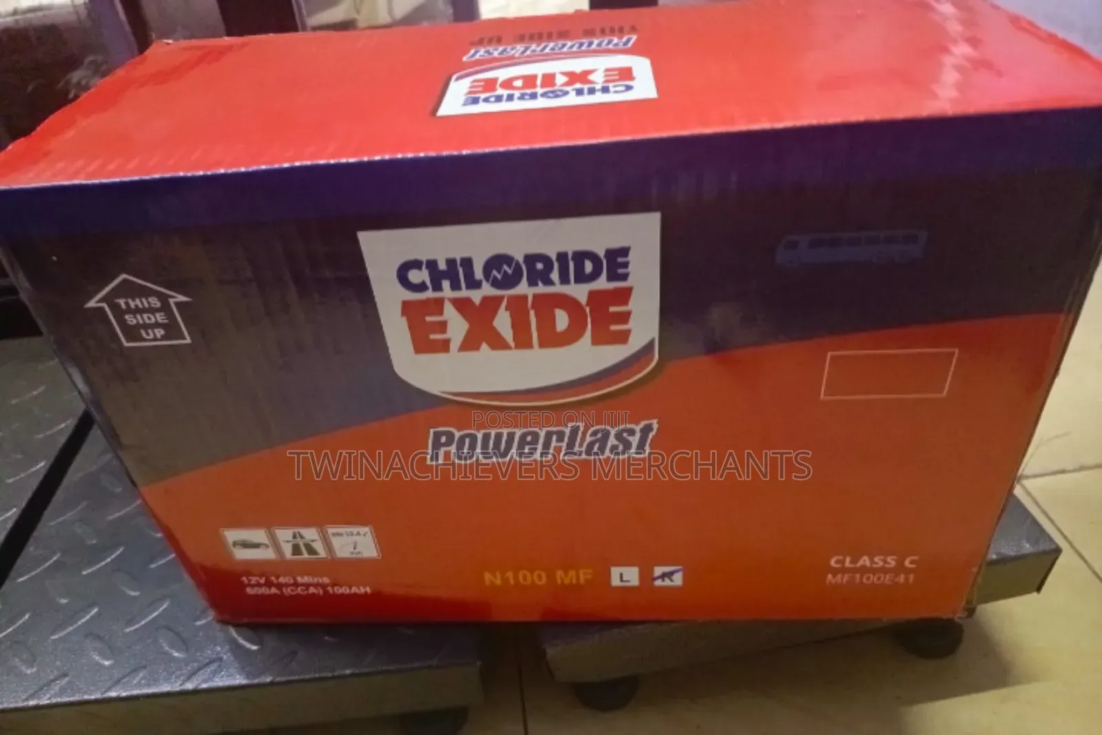 100ah/12v Chloride Exide Car Battery