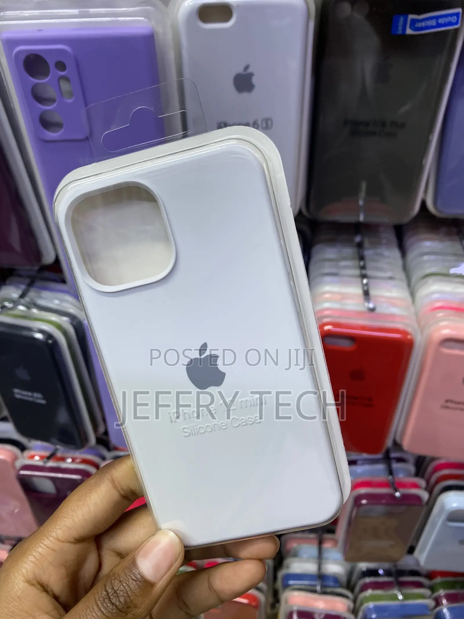 Domaver for iPhone 12 Mini Liquid Silicone Soft Case -Blue