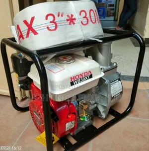3" Honda Water Pump Petrol Engine Plus 30 Meters Delivery Pipe