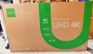 Syinix 50" Google Tv
Premium Uhd4k (Hdr) Brand New Sealed
