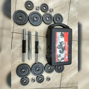20kgs Iron Cast Dumbbell Set With a Connector