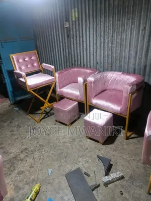 Makeup Seat and 2 Pedicure Seats Plus Stools 