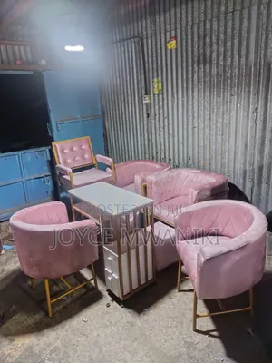 Manicure Set, 2 Pedicure Seats, Makeup Chair. 