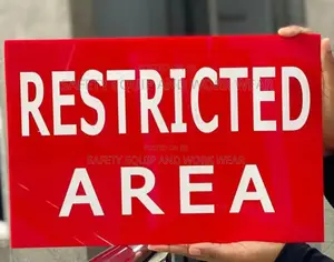 Restricted Area Sign – Construction Site Keep Out