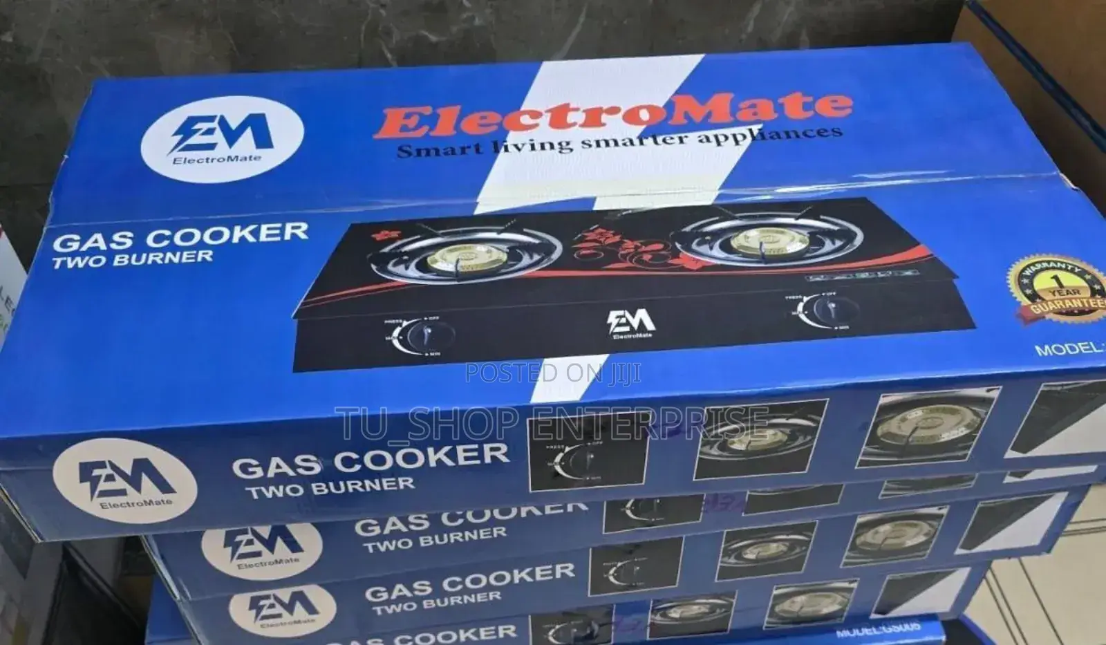 Burner Cooker! Electromate Glass!! Double Burner Cooker
