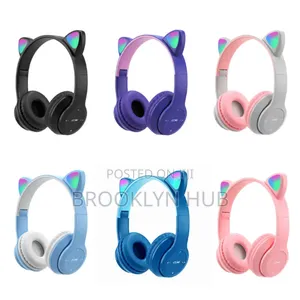 Kids Headphones,Cat Eats Headphones