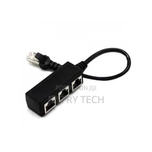 1 Male to 3 Female Port Ethernet Connector Splitter