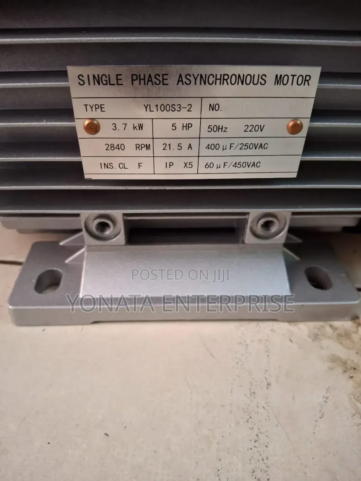 Single Phase 5hp Electric Motor