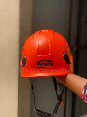 Work At Height Helmets With A Textile Harness.