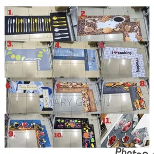 Absorbent , Backside Rubber Kitchen Mat