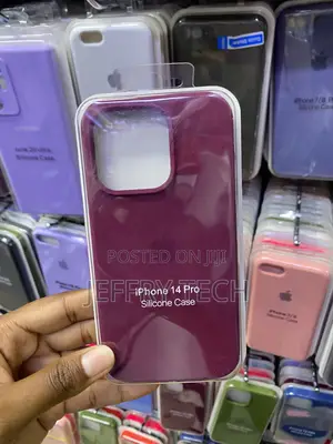 Mkeke for iPhone 14 Pro Liquid Silicone Phone Case-Burgundy