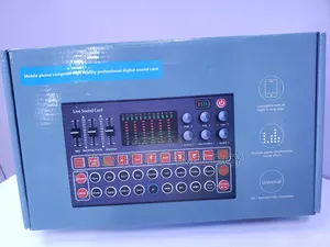 3 Mics Inputs External Sound Card