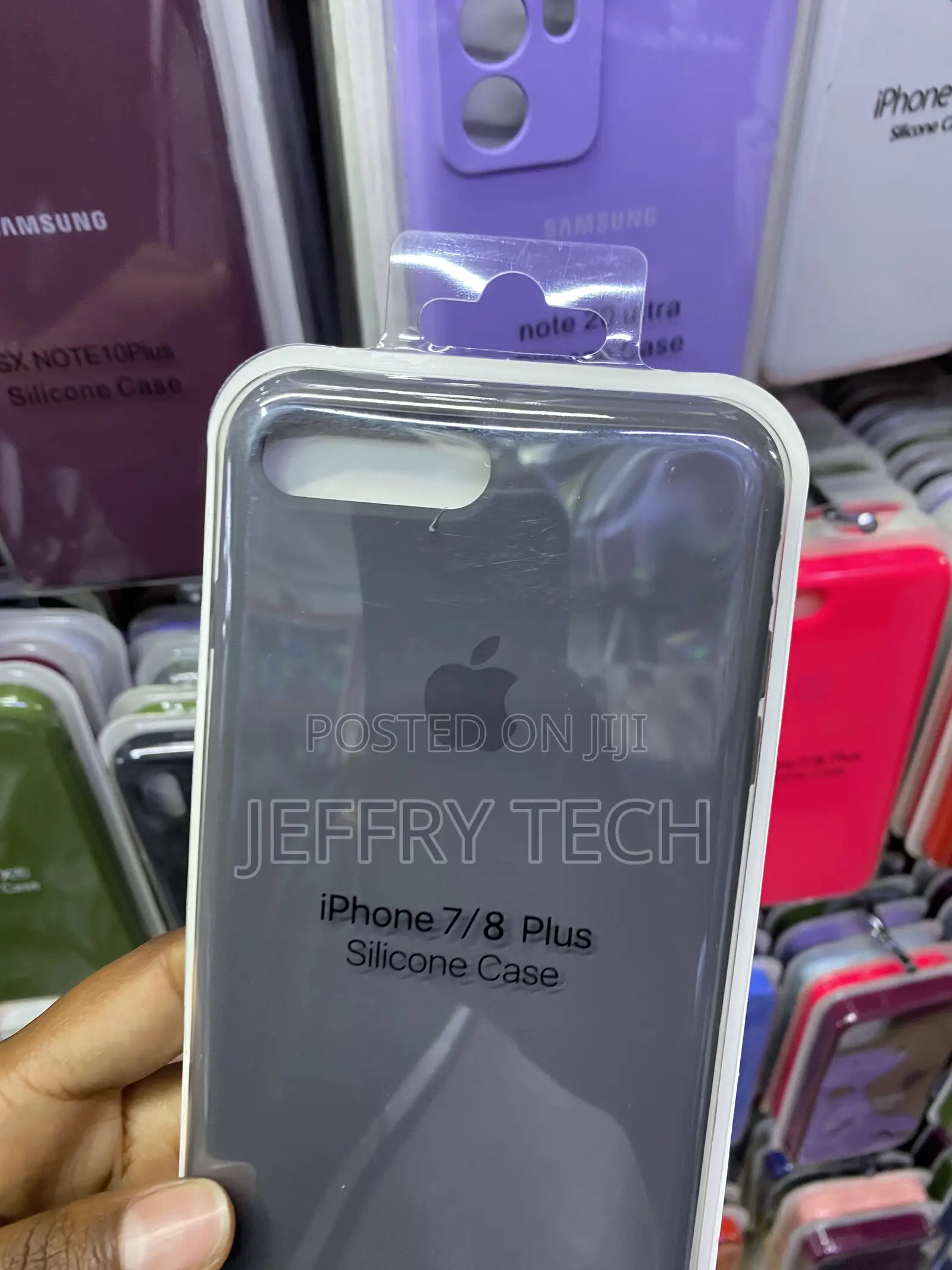 Silicone Rubber Case Flexible Cover for Apple iPhone 7/ 8