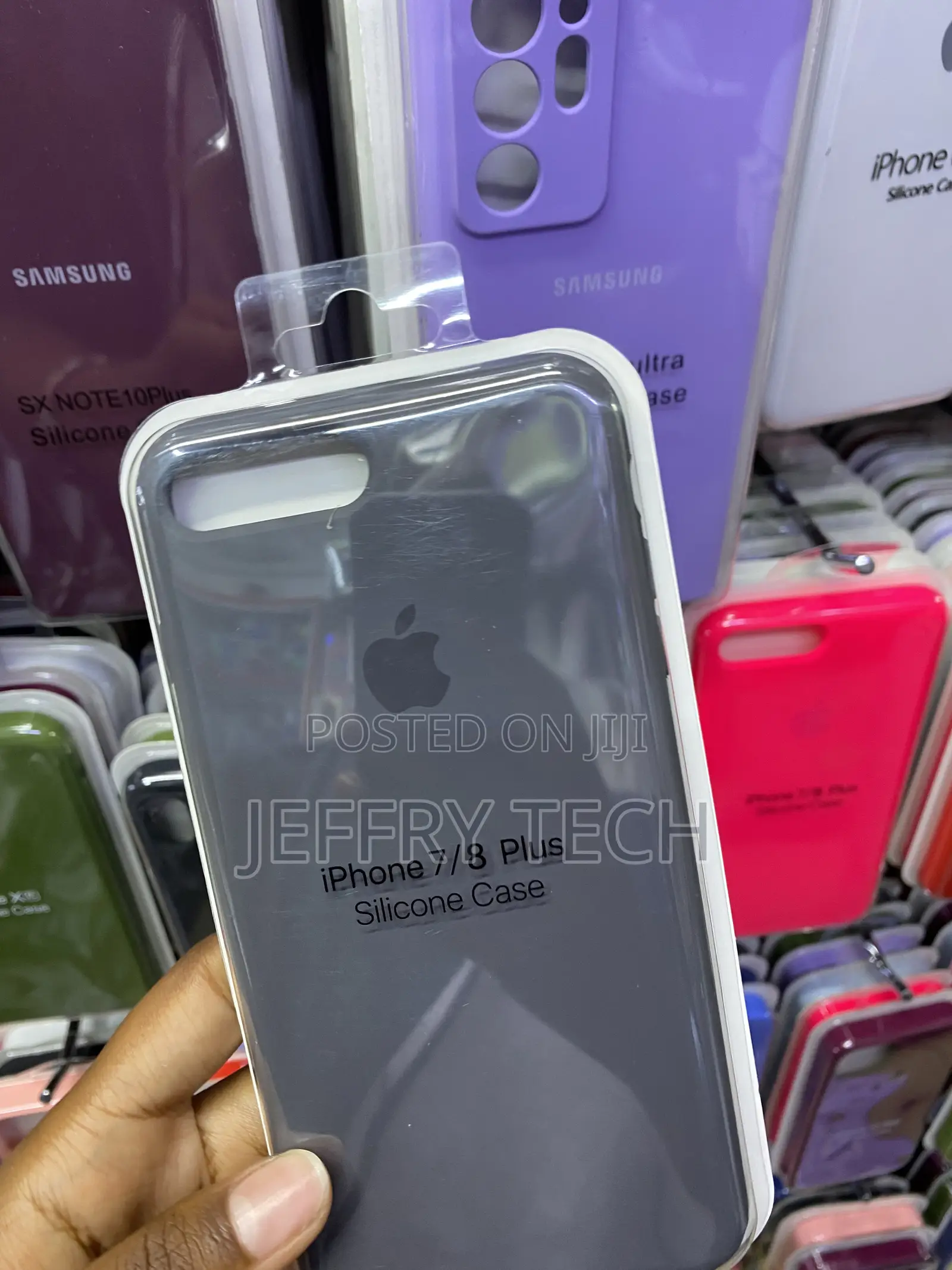 Silicone Rubber Case Flexible Cover for Apple iPhone 7/ 8