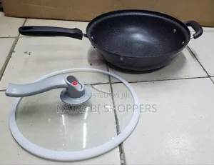 Wok Pan 32 Cm With Glass Lid