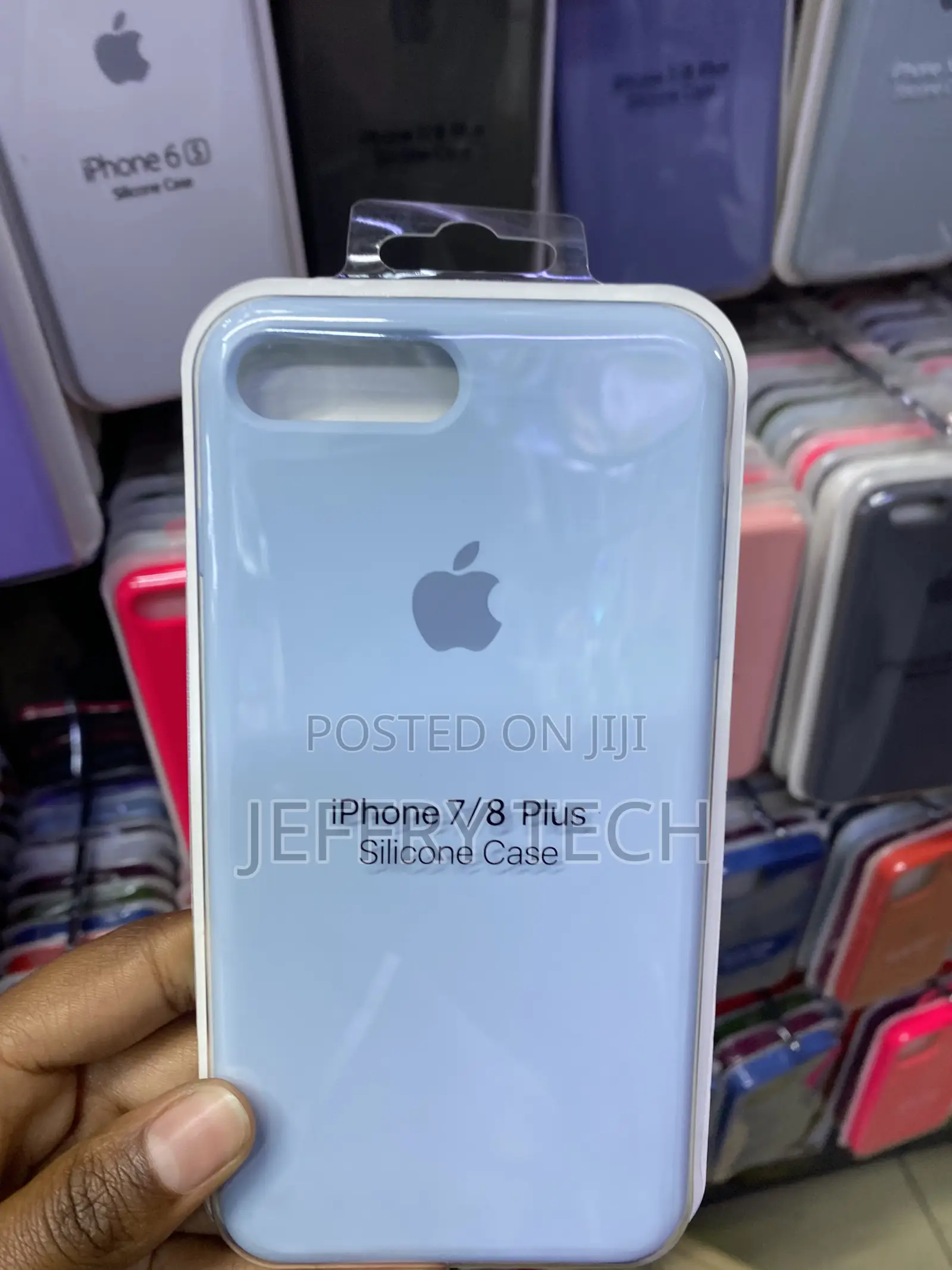 Symoo iPhone 8 Plus and 7 Plus Liquid Silicone Case-Blue
