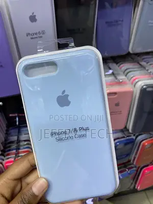Symoo iPhone 8 Plus and 7 Plus Liquid Silicone Case-Blue