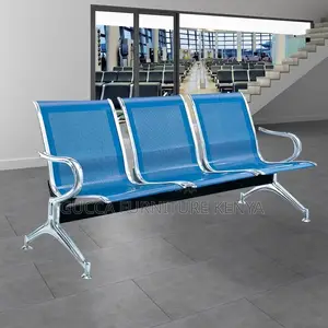 Benches: Hospital Waiting Room Metallic Bench for 3-User