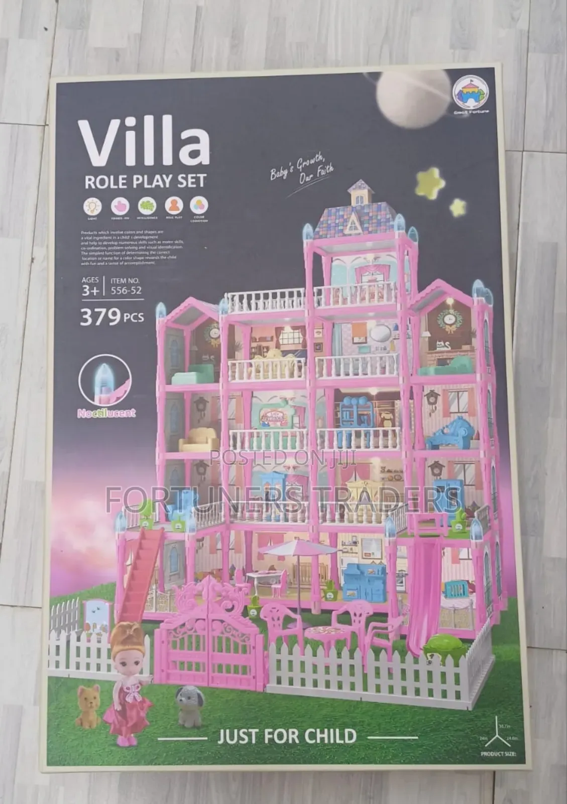 Doll House Luxury Villa Diy Assemble