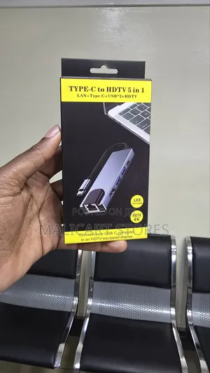 Type C to HDTV 5 in 1 Adapter