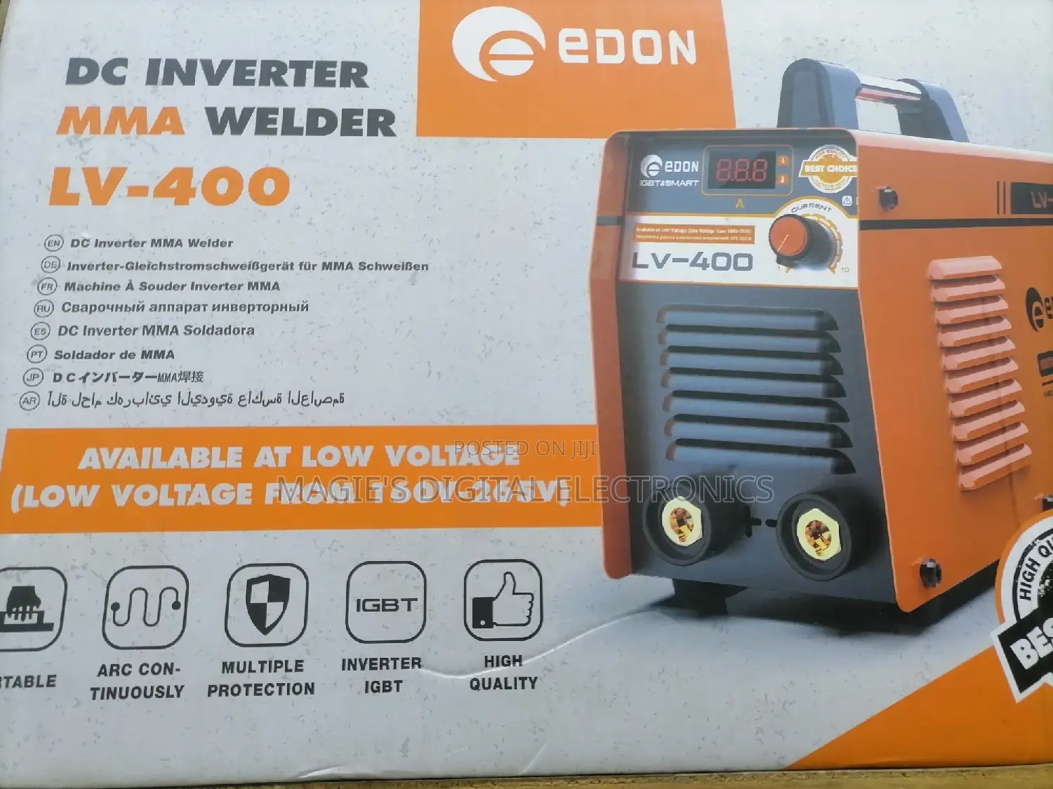 Heavy Duty Lv400 Amps Edon Welding Machine