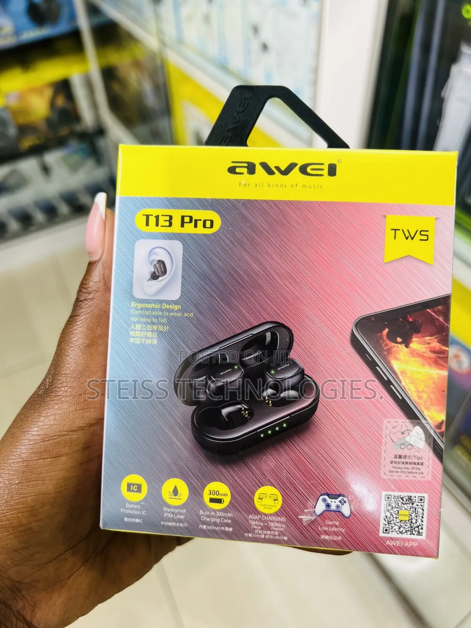 T13pro Awei Earbuds.