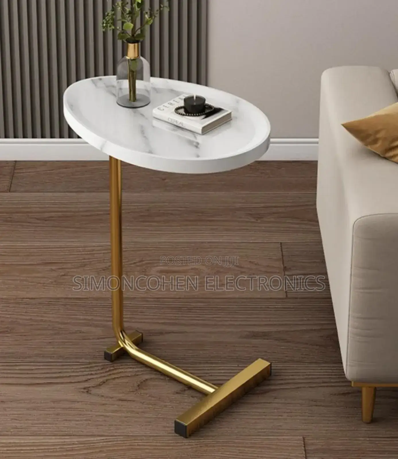 Exquisite High Quality Oval Shaped Side Table