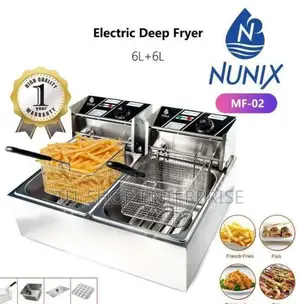 Deep Fryer!!Nunix Double Tank 6+6lt Chips/Chicken Ste