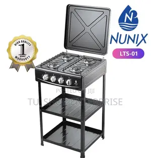 Cooker# Nunix Full Gas Standing Cooker With Shelf