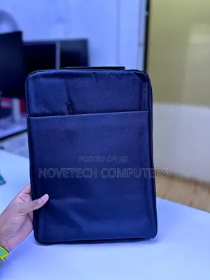 Denim Laptop Sleeve Bag Black