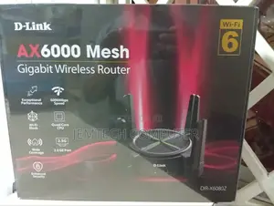 D-Link Dir-X6080z Ax6000 Wi-Fi 6 Gigabit Mesh Router