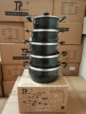 New Model 10 Pieces Jp Non Stick Cookware Set