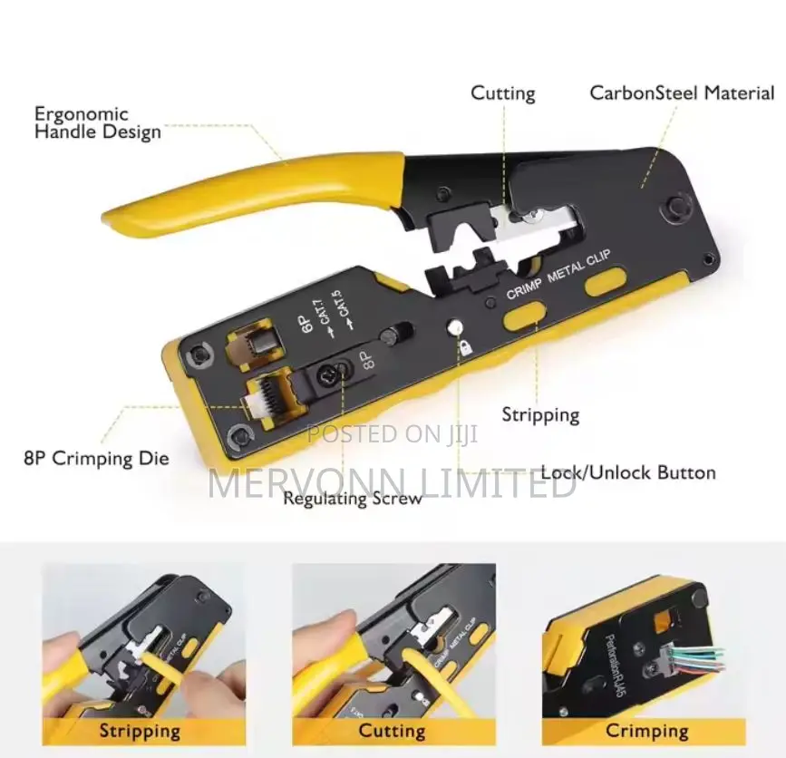 Pass Through Crimping With Steel Blade Design