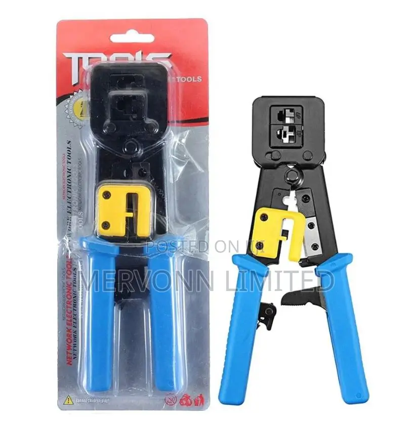Lightweight Pass Through Crimping Tool – 3-in-1 Design