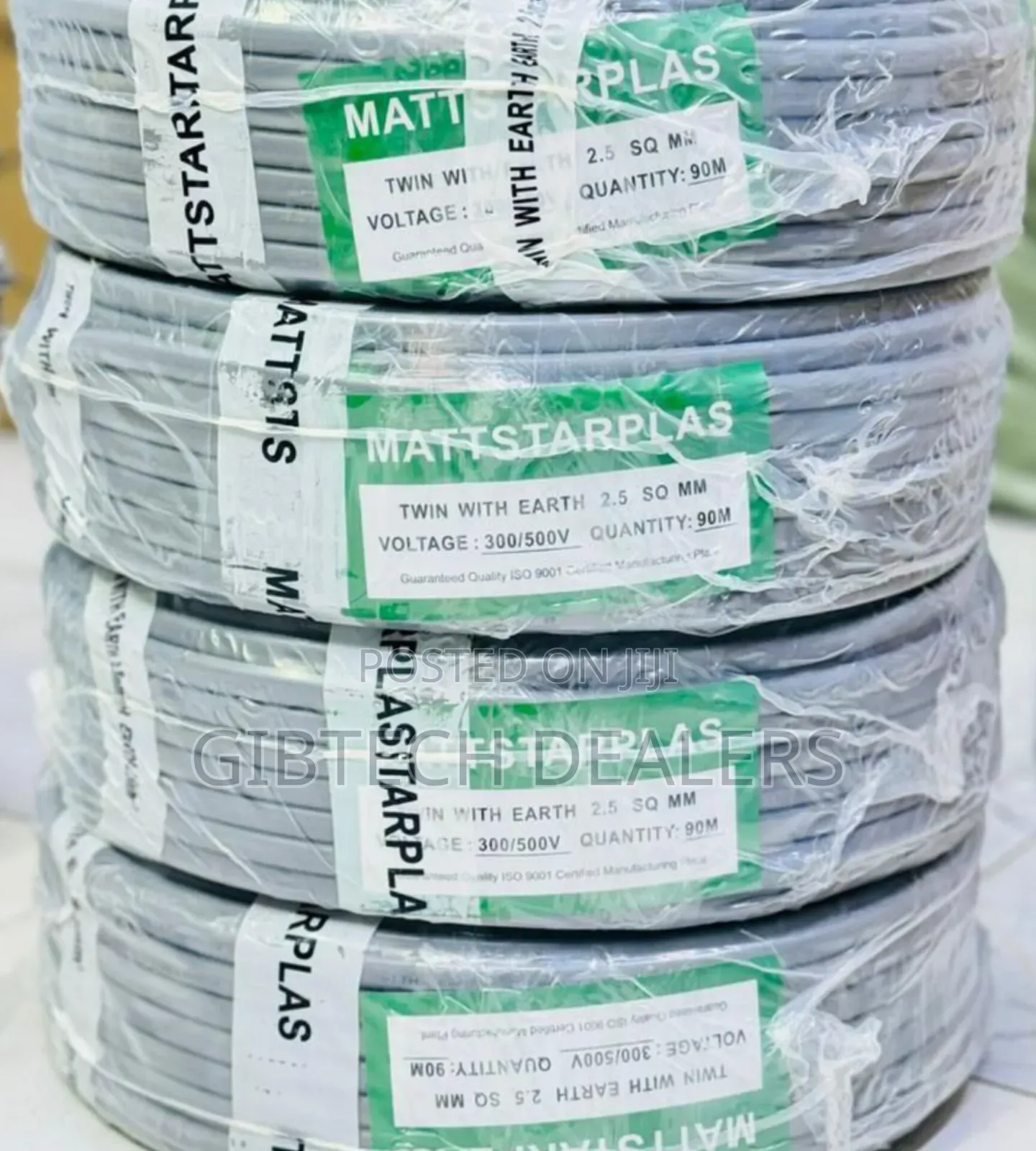 90m Mattsa Cable With Earth Cable 6.0mm