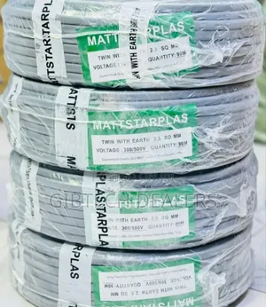 6.0mm Mattsa Twin Cable With Earth 90m