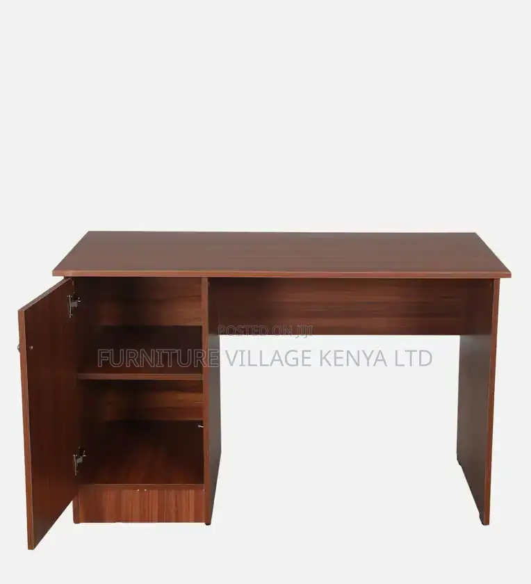 Office Desk:1200mm Clerical Unity Desk With Walnut Veneer