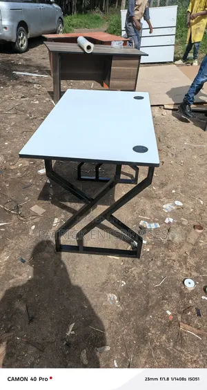 Modern Metallic Office/Home Computer Study Desk