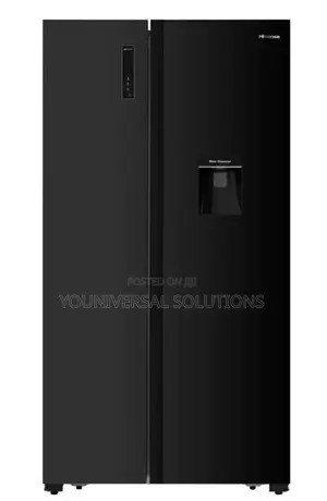 Hisense Fridge 549 Litre Non Frost Side Byside Black