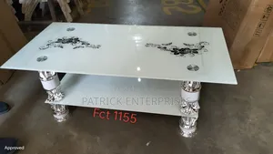 Imported Modern Office/ Home Glass Coffee Table