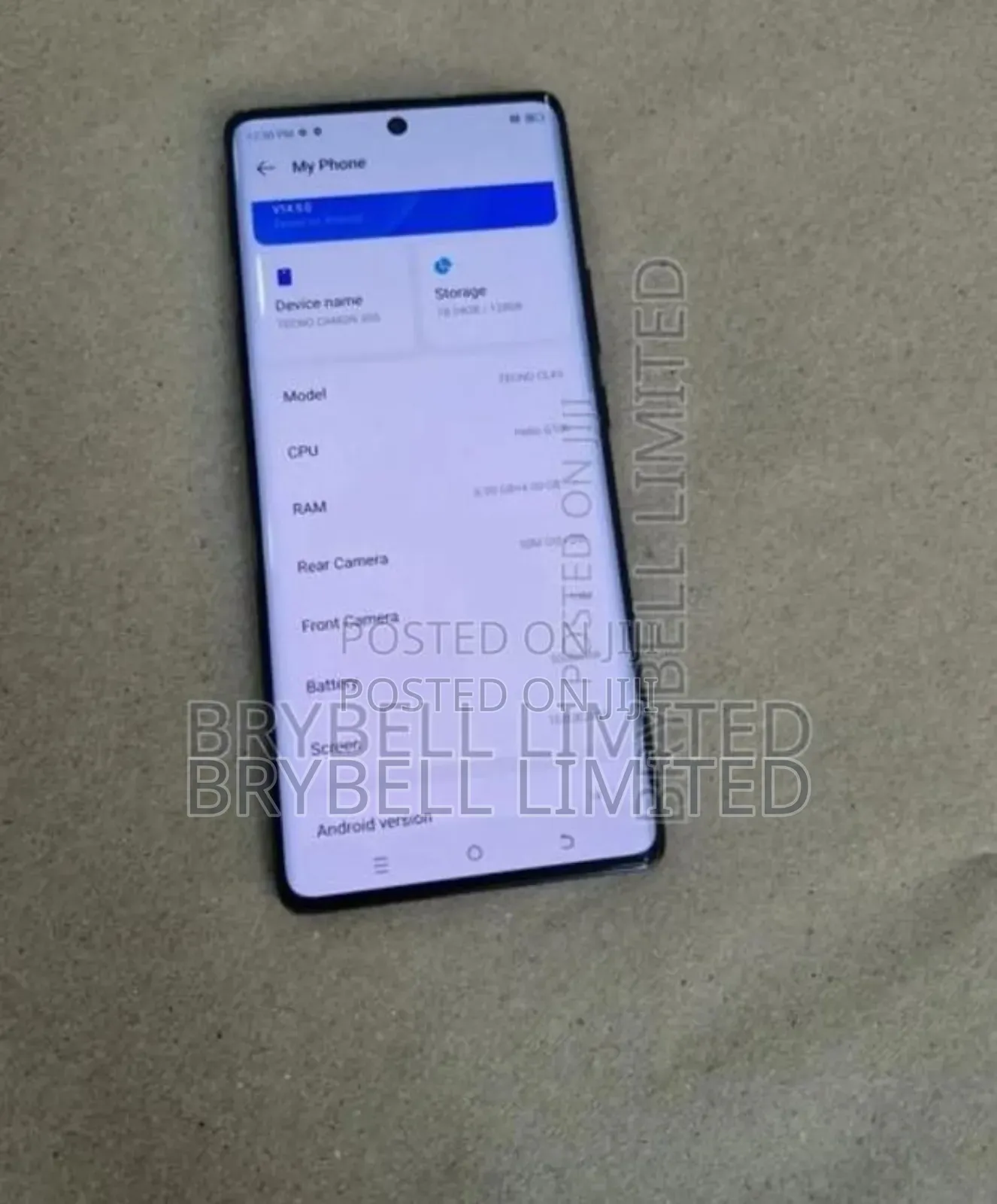 Tecno Camon 30S 128 GB Gray