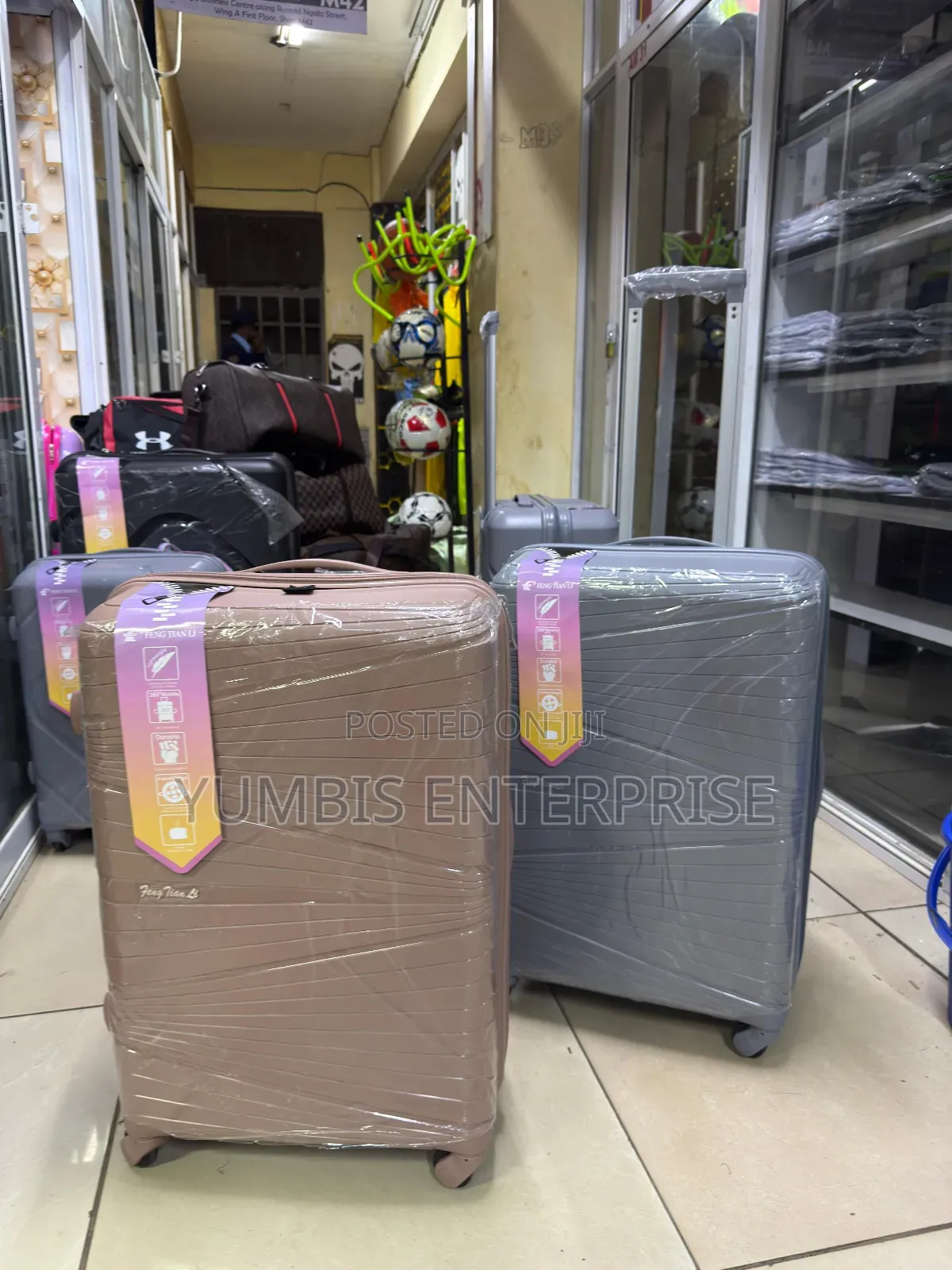 Rubber Suitcases Medium 66cm Height Medium Size