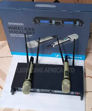 Vocal Set Sennheiser Skm9000 Wireless Microphone 300m Frequency