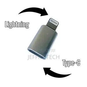 Otg Type C to Lightning Adapter for iPhone/iPad (Silver)