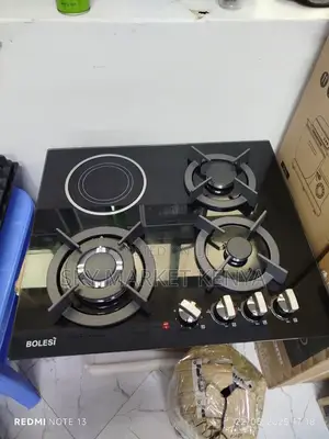Bolesi Built in Hob Cooker 3 Gas 1 Induction Burner