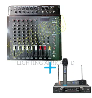6ch Max Powered Mixer Usb/Bluetooth + Max Digital Microphone Wireless